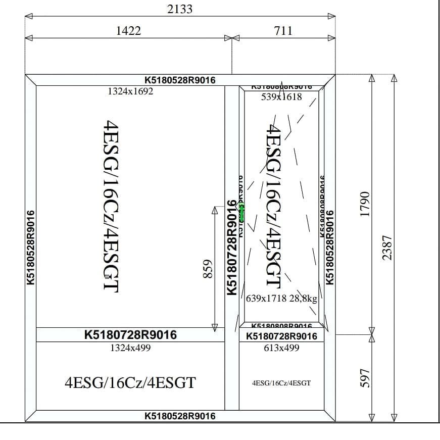 ALUMINUM WINDOW COMMERCIAL GRADE