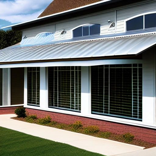 Aluminum awnings for windows
