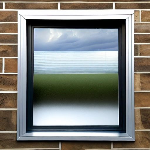 Replacement windows with aluminum frames