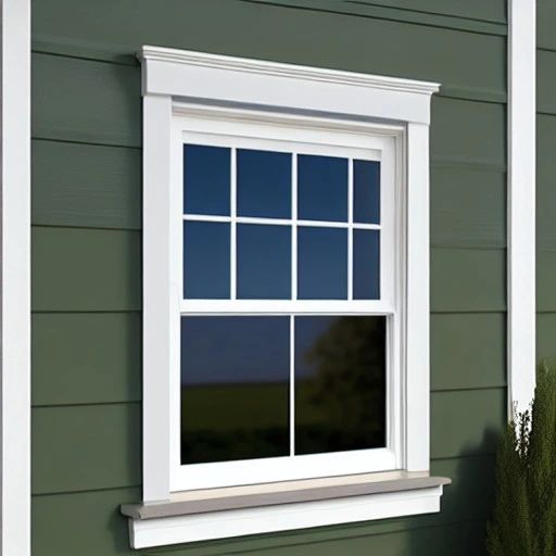 Vinyl window trim