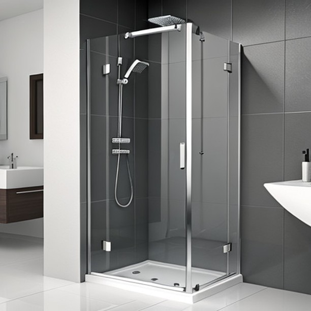 Modern shower door