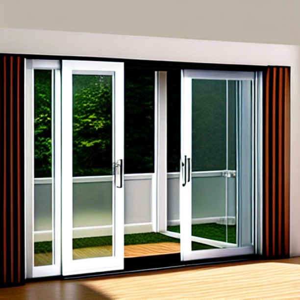 Sliding glass doors