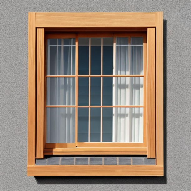 Wooden window frames